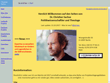 Tablet Screenshot of christian-sachse.de